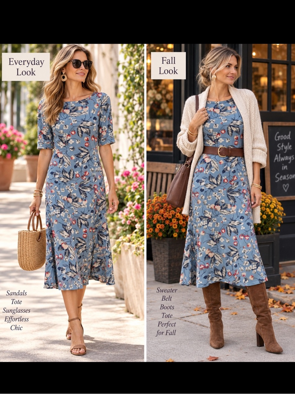 Lauren Ralph Lauren short sleeves Botanical floral midi dress LG COTTAGECORE